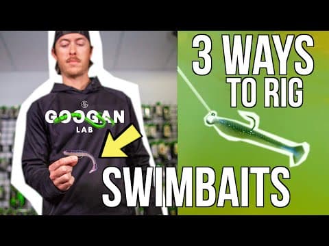 HOW TO RIG a SWIMBAIT! ( BEST 3 TECHNIQUES )