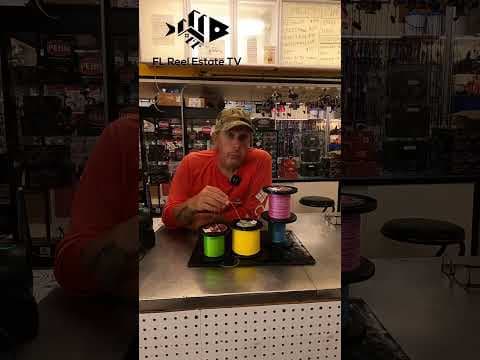 What color braided line for fishing? #fishing #fish  #floridafishing #realestate
