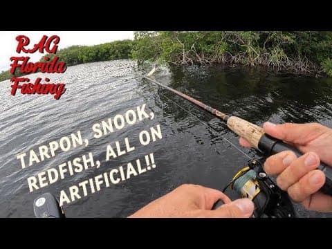 INSHORE SLAM ON ARTIFICIAL?! Incredible Day on the Water Fishing St Lucie River!!!!