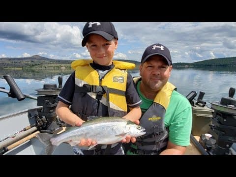 Puntzi Lake, BC Kokanee Fishing