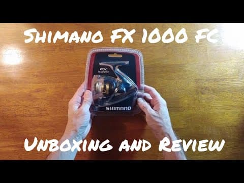 Shimano FX 1000 FC Spinning Reel Unboxing and Review