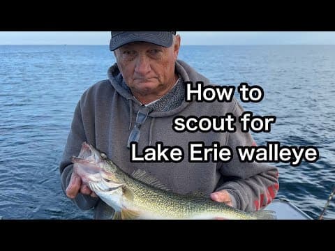 How to scout for walleye On Lake Erie: The Best Tips And Tricks. #walleyefishing