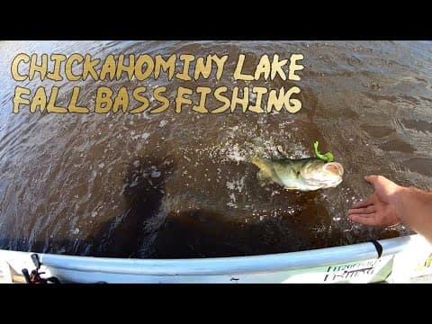 Chickahominy Lake Early Fall Bass Fishing Virginia