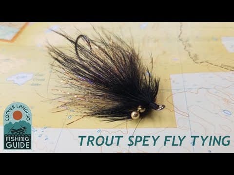 How To Tie A Deadly Trout Spey Swinging Fly - The Black Death
