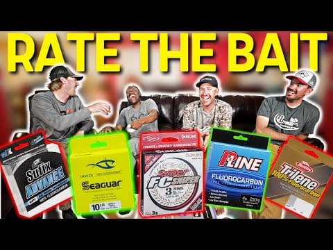 What Is THE BEST Fishing LINE On The Market?? - Rate The Bait Pt. 10