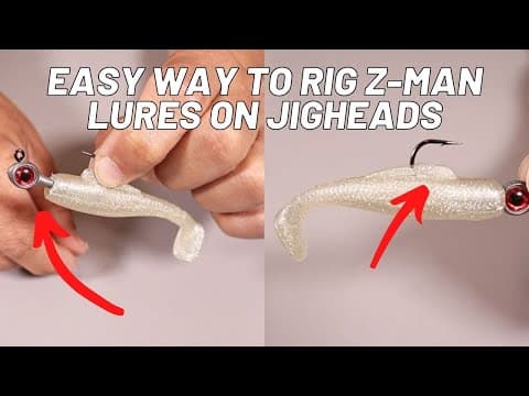 Easiest Way To Rig Z-Man Lures On Jigheads