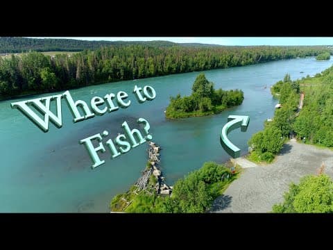 Where to Fish Kenai River Sockeye Salmon Fishing Spots Revealed! City Parks of Soldotna Alaska 2022