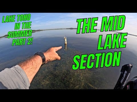 Bass Fishing Lake Toho Part 2 (Mid Lake) | Fishing Report