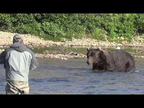 Rainbow Trout fishing on Moraine Creek in Alaska 2012