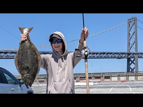 SF Pier Halibut Plugging - Catch & Cook!