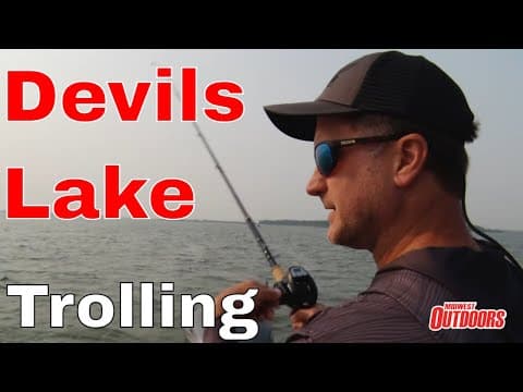 Trolling for Walleyes on Devils Lake