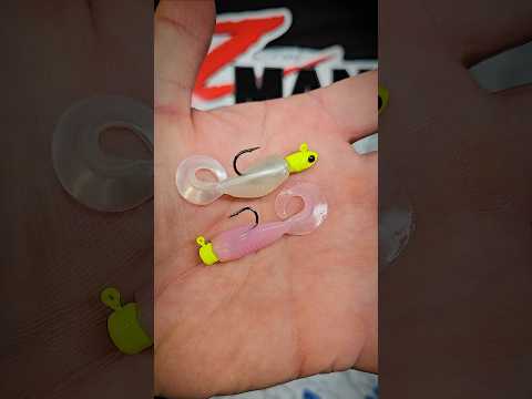 Z-Man Fishing Products Guppy GrubZ Ultralight Soft Plastic Lure! #fishing
