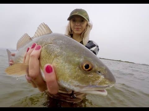 Fishing for GIANT SPECKLED TROUT &amp; RED DRUM in North Carolina