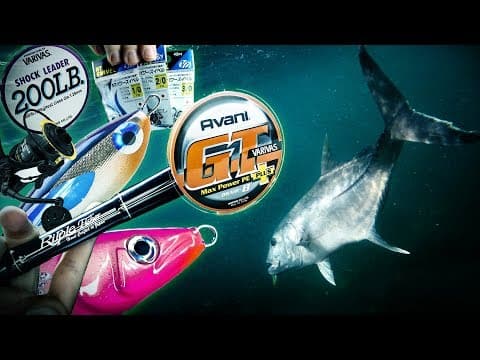 Giant Trevally popping and stickbaiting tackle talk