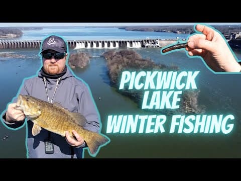 Winter Finesse Fishing Below GIANT Dam | Fishing the Pickwick Lake Horseshoe