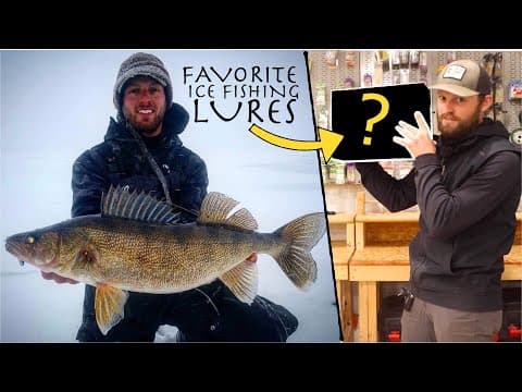 My FAVORITE Ice Fishing Lures for WALLEYE!