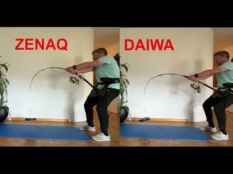 ZENAQ EXPEDITION EP55-14 vs. DAIWA Saltiga Air Portable 11500-175 two heavy jigging Rods