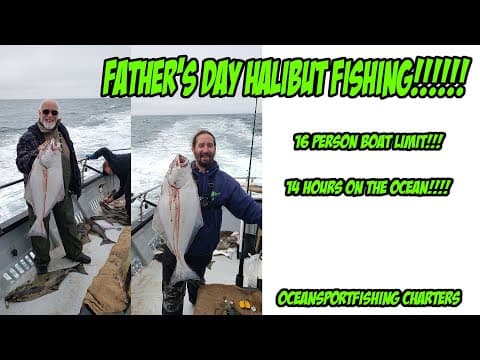 EPIC Halibut fishing in Grays Canyon, Fathers day 2021. | OceanSportfishing Charters, Westport, WA.