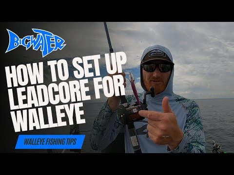 How to set up Leadcore Reels for Walleye