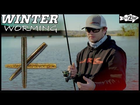 How to Fish Finesse Worms for Winter Bass