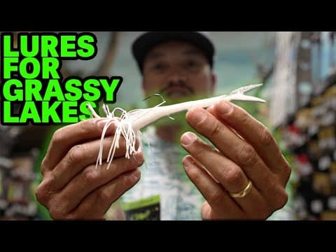 How to SELECT LURES for GRASSY lakes (5 Baits I always have tied on &amp; why)