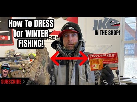 How to DRESS for WINTER FISHING!