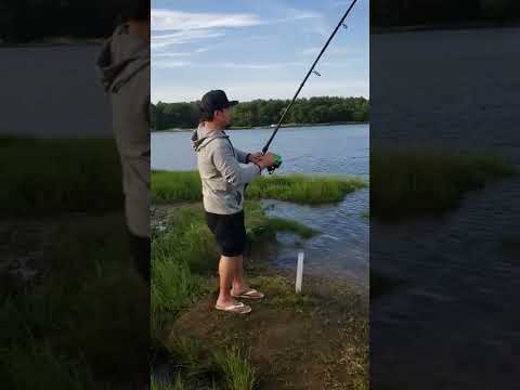 Striper fishing in Boston