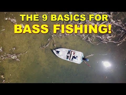 Bass Fishing Tips: 9 Basics All Anglers Need To Know | Bass Fishing Tutorial