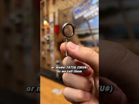 High end, lightweight, unique guide for BFS, freshwater & inshore fishing rods #fishing #rodbuilding