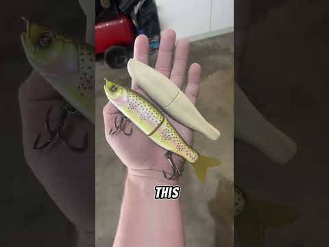 Making the BEST glide bait #bassfishingismylife #fishing #luremaking
