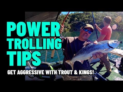 How To Power Troll Spoons For Rainbows & Kings (Lk Berryessa) #fishing #trolling #trout #salmon