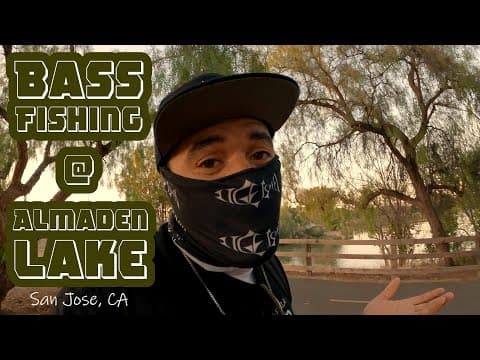 Largemouth Bass Fishing At Almaden Lake In San Jose California | ITGETSREEL Episode 54