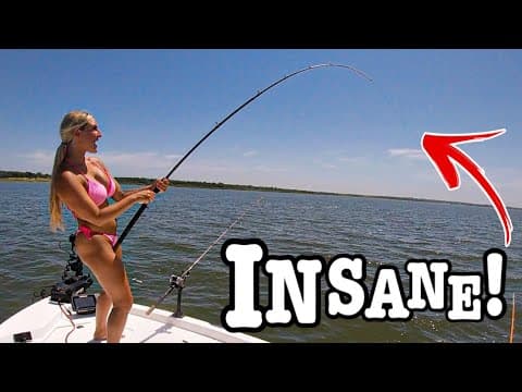 This RARE FISH IS BIG MONEY-Topwater Fishing for Aggressive Fish &amp; Drifting!!! (Rare Catch!!!)