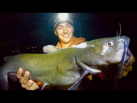 Fishing for Channel Catfish in Southern California