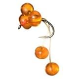 Creative Angler Wiggle Egg Fly Fishing Flies, Size 8-12, 1 Dozen, Orange