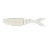 Gary Yamamoto Zako 4' Multi-Use Soft Plastic Fishing Angling Swimbait Lure Designed to Mimic Bluegill or Shad - 6 Pack, Cream White