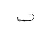 GET THUMPED Lead, 2.8" 1/2 oz Jighead (2 per Pack) - for Soft Shrimp Bodies, Saltwater Bait