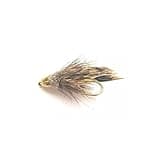 Cone Head Muddler Minnow Flies for Bass, Trout and Panfish Streamers - Set of 4 (Size 8)