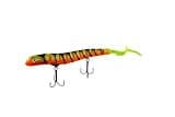 Delong Lures - Musky Fishing Lures, 11" Flying Witch Fishing Lures for Bass, Pike, Musky - Segmented Rip Baits Slow Sinking Swimbaits, Freshwater & Saltwater Fishing Tackle - Made in USA (FireTiger)