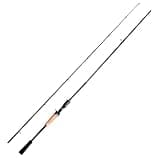 HANDING Magic L Fishing Rod for Baitcaster, Bait Casting Rod Fuji O+A Guides, Light Power Casting Rods 24+30T Carbon Fiber, Saltwater Fishing Rods 2 Pieces 6'6" MF Cork+EVA Handle Green