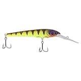 Berkley Deep Hit Stick Fishing Lure, Knock Out, 1/2 oz, 4.25in, Wide, Aggressive Tail Action and Beefier Profile, Equipped with Sharp Fusion19 Hook