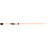 Berkley 6’6” Shock Casting Rod, 1 Piece Composite Medium Heavy Power Fishing Rod for Freshwater or Saltwater Fishing, Shock Absorbing Tip, Orange
