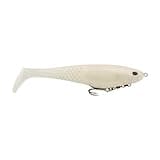 Berkley PowerBait® CullShad Fishing Bait, Albino, 6 in, Soft Swimbait, Equipped with Fusion19™ Hook, Smart Weighting System