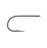 Mustad Salmon Siwash, 3X Strong, Hollow Point, Open Ring 4/0