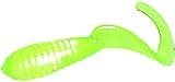Mister Twister LB20-10 Lil' Bit Curly Tail Grub, 1", Chartreuse, Multi, One Size