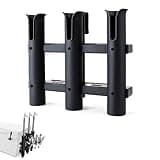 YETI & RTIC Cooler Fishing Rod Holder - 3 Link Fishing Rod Rack for Boat, Kayak Fishing Accessories with Tie-Down Slot