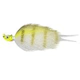 Northland Fishing Tackle Minnesota Mullet Hair Jig Fishing Lure, Lifelike Pulsing Action Bucktail Jig for Bass, Northern Pike, 3/8 Oz, Perch