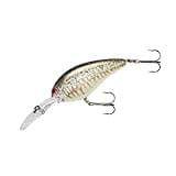 Norman Lures Deep Little N Crankbait Bass Fishing Lure, 9-12 Foot Depth, Fishing Gear and Accessories, 2 1/2", 3 oz, Splatter Bass