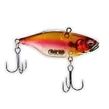 U.S.A. BASS TACKLE M-Series Lipless Crankbait Premium Finish Hard Bait with Owner Stinger Treble Hooks for Giant Largemouth Smallmouth Spotted Bass Fishing (Tennessee Ghost, M-75)