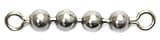Brad's Killer Fishing Gear Chain Swivels-Pack of 15 (Black, 1/8-Inch 4 Bead) (BCS-415)